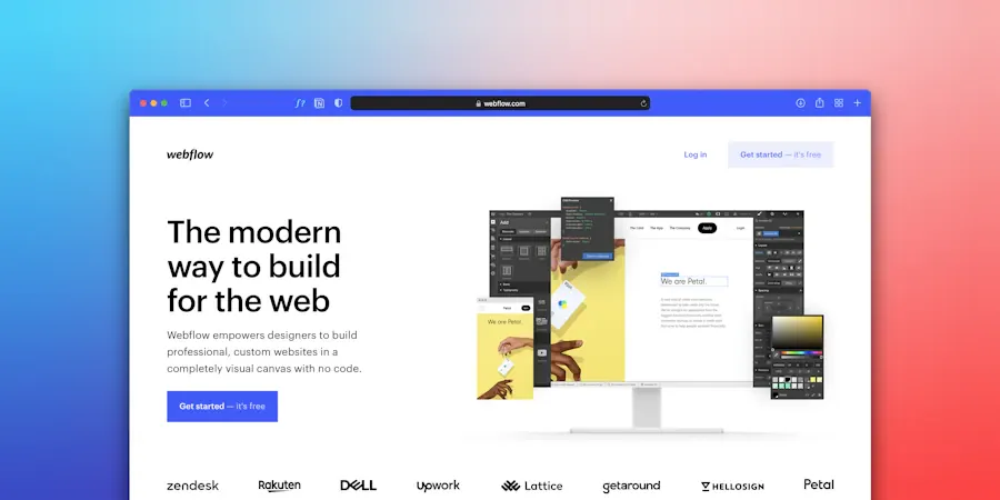 Diferentes tipos de páginas web diseñadas a medida en pantalla